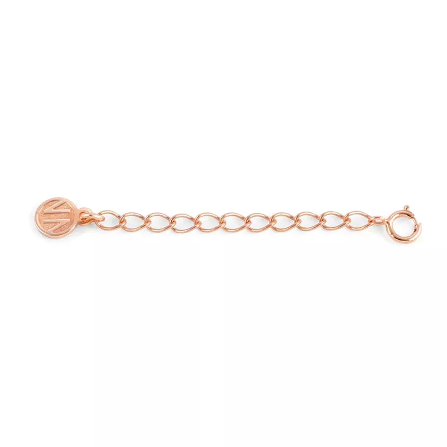 Przedłużka do łańcuszka ze srebra w kolorze różowego złota 009998 025.webp